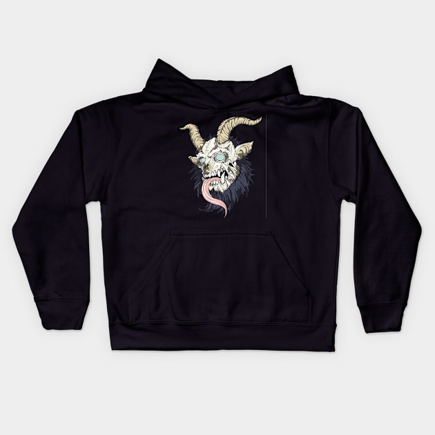 Krampus Kids Hoodie by Erik Morningstar 